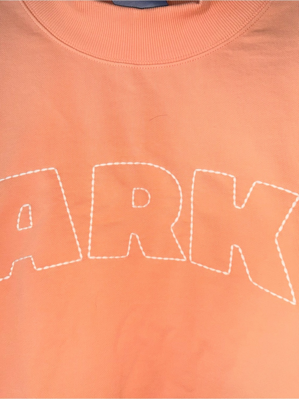 PARKE x Target Collab Peach Pullover Mockneck Sweatshirt L/XL - Picture 3 of 3